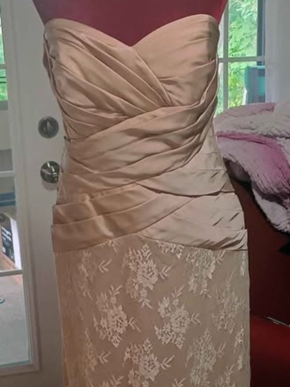 Jade Couture Size 16 Mother of the Bride, Prom, Bridesmade Dress in Champagne